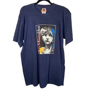 Vintage Les Miserables Shirt 1990s Broadway Graphic Tee